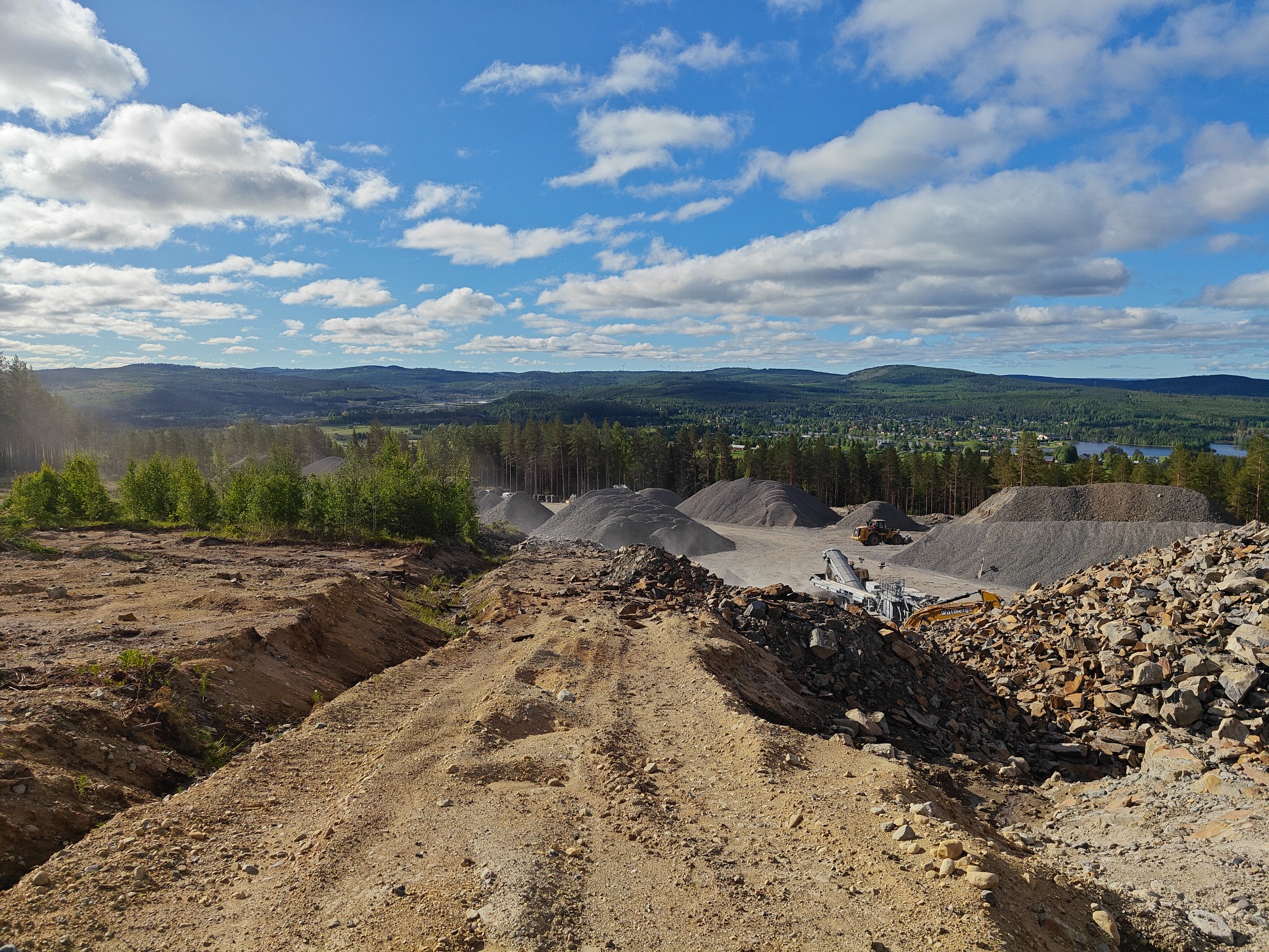 Bild från Långsele Grus & Makadam